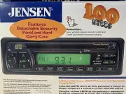 Jensen XCD 9020 Car AM/FM CD RECEIVER with Detachable Face Plate- New in Box
