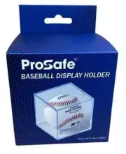 36 PRO SAFE BASEBALL DISPLAY BALL CASE CUBE WITH CRADLE UV PROTECTION