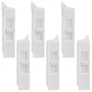 6 Pcs Window Tilt Latch Pairs Spring Loaded Sliding Window Latch Lock Snap-in...