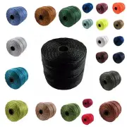 S-Lon Superlon TEX 400 Heavy Macrame Twist Nylon Beading Crafting CORD 0.9mm