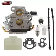 Carburetor w Gasket primer bulb For Husqvarna Jonsered McCulloch Zama 506450501