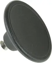 [Spares2go] 5.5cm Large Handle Lid Knob for Le Creuset Casserole Pot/Dish/Saucepan (Black)