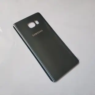 三星 Galaxy Note5 背面電池蓋 3D 玻璃外殼蓋, 用於三星 note 5 門後殼更換 + 徽標