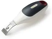 Zyliss 2-in-1 Zester - White/Grey, 2.5x9.5x22cm | Stainless Steel Zesting Head | Dual Functionality | Balloon-Shaped Handle | Making Long, Thin Strips of Citrus Zest or Thicker Garnish Strips