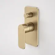 Caroma Luna Bath/ Shower Mixer with Diverter Brushed Brass 68185BB