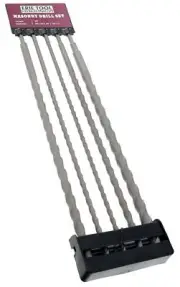 5 Piece 24" SDS Masonry Drill Bit Set fits Milwaukee Hilti Bosch Tungsten Car...