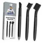 Grout Cleaner Brush Set, Detail Cleaning Brush Set for Tiles, Sinks, Drains,