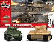 Airfix 1:72 Scale Classic Conflict Tiger 1 vs Sherman Firefly Model Kit