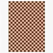Fabric Carpet Checkerboard Pattern Living Room Large Area Carpets Minimalist Plaid Bedroom Rugs Furry Home Decoration Rug,E,120x160cm