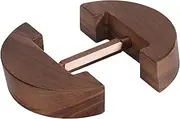 [Qlfecle] Hat Stretcher Wooden Walnut, Adjustable Heavy Duty Fitted Hat Shaper for Fedora Baseball Caps Cowboy