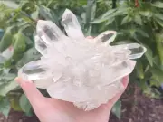 Natural White Quartz Cluster Himalaya Crystal Energy Healing Balancing Specimen