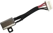 GinTai DC-in Power Jack Cable for Dell Inspiron 13 (5000 5368 5378 5379 7368 7378) 2-in-1, Inspiron 15 (5568 5578 7569 7579 7573) 2-in-1,Inspiron 15 (7570 7580), Latitude 3390 2-in-1, PF8JG