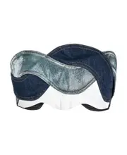 denim patchwork-design top XS Multicolor