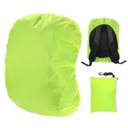 Waterproof Backpack Rain Cover, 30L-40L Backpack Cover [Fluorescent Green]