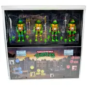 Autographed Teenage Mutant Ninja Turtles Neca Arcade Box Set Action Figures New