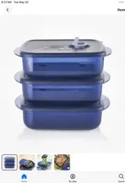 Tupperware VENT 'N SERVE MEDIUM SHALLOW SET