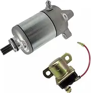 ATV Starter and Relay Solenoid Compatible with Polaris Sportsman 500 1996 1997 1998 1999 2000 2001 2002