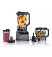 Ninja KS500 Grand Kitchen System 1200 4 Preset Auto-iQ Programs Blender, Black