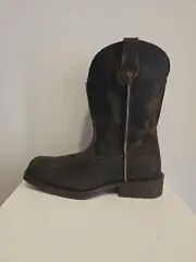 Ariat® Men's Rambler Antiqued Grey Square Toe Boots Mens Size 9.5 M VERY NICE!