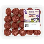 Macro Organic Classic Beef Meatballs 400g