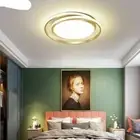 Simple Round LED Modern Chandeliers Light Living Dining Room Bedroom Home Lamp