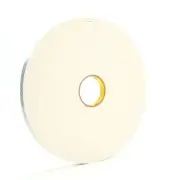 3M Double Coated Urethane Foam Tape 4008, Off White, 3/4 in x 36 yd,125 mil