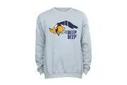 Looney Tunes Mens Beep Beep Road Runner Sweatshirt (Sports Grey) - UTBI1067