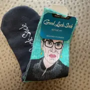 Good Luck Sock "I Dissent" RBG Ruth Bader Ginsburg Socks Womens Gift