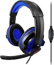 Nyko Np-2600 Wired Headset for PlayStation 4 - Lightweight Blue Headset Designed for PS4, PS5, Xb1, Xbsx, Switch and PC - PlayStation 4