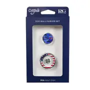 New PRG Golf USA Canvas Camo Duo Marker w/ Inner Ball Marker