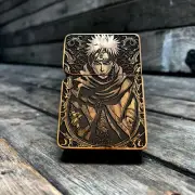 The Legendary Shinobi – Engraved Teakwood Lighter