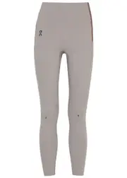 ON Active Cropped Stretch-jersey Leggings - Grey - L L