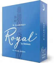 Royal by D'Addario Bb Clarinet Reeds, Strength 1.5, 10-Pack