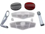 ENIX BlKE BicycIe RefIector 4PC Set Clear, Red