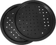 2Pcs Non Stick Pizza Baking Tray Heat Resistant Oven Pan Baking Tray for Family Dinners Desserts and Afternoon Tea