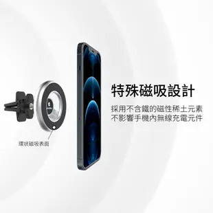 SwitchEasy MagMount 磁吸車載手機車用支架 出風口車支架 黏膠款 / 出風口款