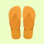 【HAVAIANAS 哈瓦仕】HAVAIANAS 哈瓦仕 拖鞋 夾腳拖 基本素色款 巴西 橘黃 百搭 男女 4000029-6362U