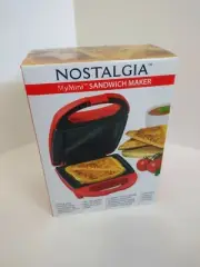 NIB Mini Sandwich Maker New in Box MyMini Nostalgia