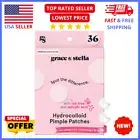 Invisible Fast Acting Pimple Patches (36): Hydrocolloid Zit Stickers for Acne