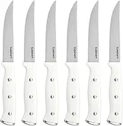 Cuisinart C77WTR-6PSK White Triple Rivet Steak Knife Set, 6 pc