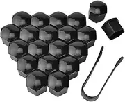 MAX COOL 20PCS 19mm Wheel Lug Nut Covers Hub Screw Rim Bolt Rustproof Tyres Screw Caps Suitable for Holden Commodore VB to VZ