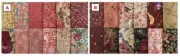 Quilting Fabric Squares 3 Inch 12 Prints Total of 72 Squares Patchwork #332