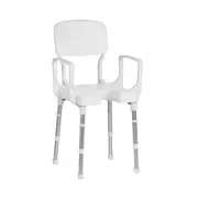 Rebotec Nizza - Shower & Bath Chair With Backrest And Armrests