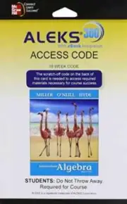 ALEKS 360 Access Card (18 weeks) for - CD-ROM, by Julie Miller Molly - New a
