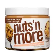 Nuts ‘N More Chocolate Chip Cookie Dough Peanut Butter Spread (15oz) Added Prote