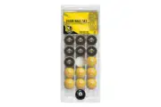 NRL Pool Snooker Billiards 16 Ball Full Set - Team VS Colour - West Tigers