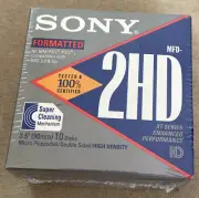 SONY MFD-2HD PS/2 PS/1 IBM Formatted 1.44 MB 3.5'' 10 Disks Diskettes New Sealed