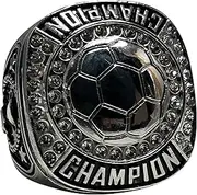 Express Medals 1 to 12 Packs of Soccer Champion Trophy Rings - S