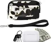 [Generic] Coin Purse for Women,Wristlet Wallet Card Wallets | Wrist Strap RFID Card Holder with A Detachable Wristlet for Headphones