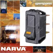 Narva Off/On Rocker Switch - push-fit design push on terminal With Amber LED